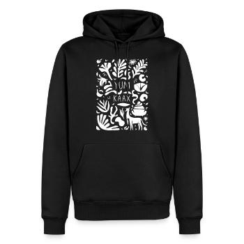 Maya Gott Mayanische Mythologie Alter Gott Yum - Männer Premium Bio Hoodie - Schwarz - Vorne - Nico (187cm)