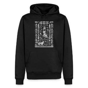 Maya Gott Mayanische Mythologie Alter Gott Yum - Männer Premium Bio Hoodie - Schwarz - Vorne - Nico (187cm)