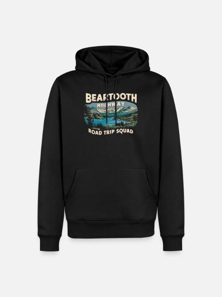 Beartooth Highway Road Trip Squad - Männer Premium Bio Hoodie - Schwarz