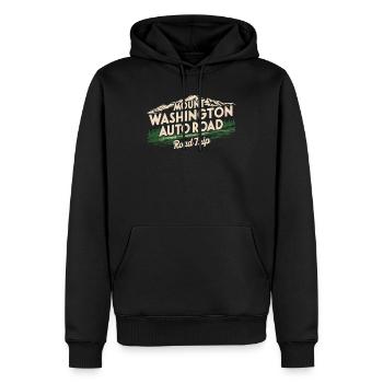 Mount Washington Auto Road Road Trip Berge - Männer Premium Bio Hoodie - Schwarz - Vorne - Nico (187cm)