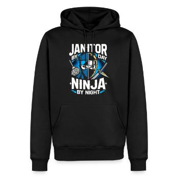 School administrators School staff Caretakers - Men’s Premium Organic Hoodie - black - Front - Nico (187cm)