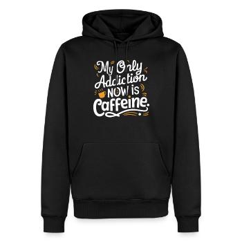 Rétablissement de la dépendance à l’alcool Sobriété AA - Sweat à capuche Premium bio Homme - noir - Devant - Nico (187cm)