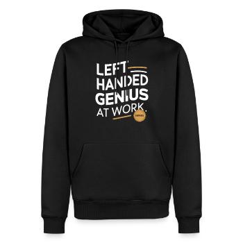 Linkshänder Lefty Left-hander Leftie Buddy - Männer Premium Bio Hoodie - Schwarz - Vorne - Nico (187cm)