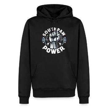 Linkshänder Lefty Left-hander Leftie Buddy - Männer Premium Bio Hoodie - Schwarz - Vorne - Nico (187cm)