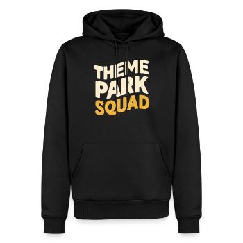 Theme Park Squad Lustiges Teamshirt - Männer Premium Bio Hoodie - Schwarz - Vorne - Nico (187cm)