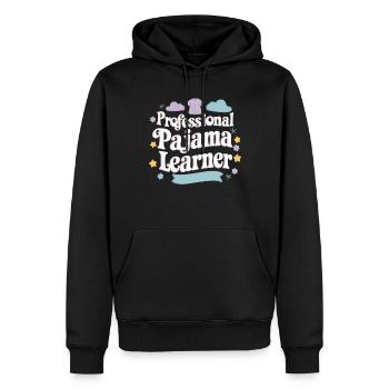 Homeschool Mom Dad Family Life Community Journey - Men’s Premium Organic Hoodie - black - Front - Nico (187cm)