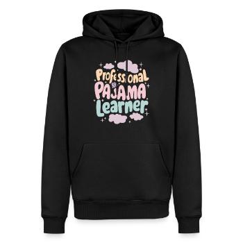 Homeschool Mom Dad Family Life Community Journey - Men’s Premium Organic Hoodie - black - Front - Nico (187cm)