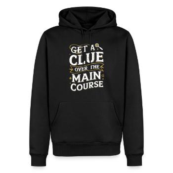 Meurtre Mystère Tenue De Dîner, Fête, Scène De Crime - Sweat à capuche Premium bio Homme - noir - Devant - Nico (187cm)