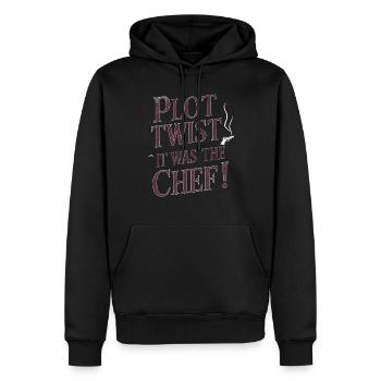 Krimi-dinner-outfit, Party, Tatort - Männer Premium Bio Hoodie - Schwarz - Vorne - Nico (187cm)