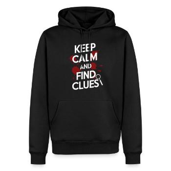 Meurtre Mystère Tenue De Dîner, Fête, Scène De Crime - Sweat à capuche Premium bio Homme - noir - Devant - Nico (187cm)