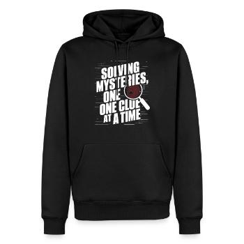 Meurtre Mystère Tenue De Dîner, Fête, Scène De Crime - Sweat à capuche Premium bio Homme - noir - Devant - Nico (187cm)