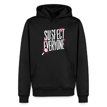 Meurtre Mystère Tenue De Dîner, Fête, Scène De Crime - Sweat à capuche Premium bio Homme - noir - Devant - Nico (187cm)