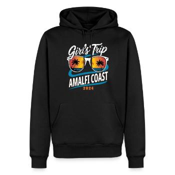 Girls Trip Amalfi Coast 2024 - Men’s Premium Organic Hoodie - black - Front - Nico (187cm)
