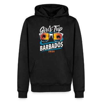 Girls Trip Barbados 2024 - Männer Premium Bio Hoodie - Schwarz - Vorne - Nico (187cm)