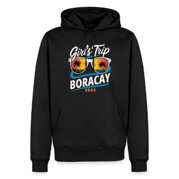 Girls Trip Boracay 2024 - Männer Premium Bio Hoodie - Schwarz - Vorne - Nico (187cm)