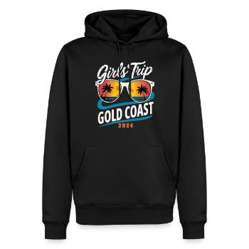 Girls Trip Goldküste 2024 - Männer Premium Bio Hoodie - Schwarz - Vorne - Nico (187cm)