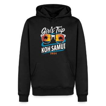 Girls Trip Koh Samui 2024 - Männer Premium Bio Hoodie - Schwarz - Vorne - Nico (187cm)