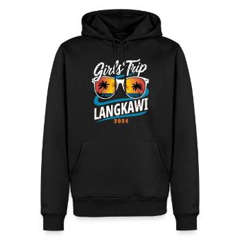 Girls Trip Langkawi 2024 - Männer Premium Bio Hoodie - Schwarz - Vorne - Nico (187cm)