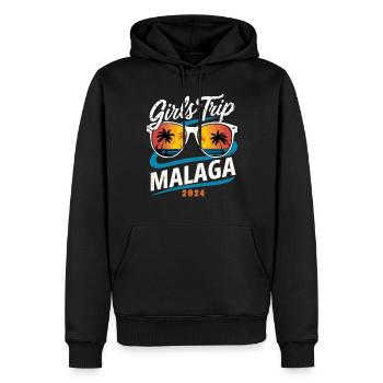 Girls Trip Málaga 2024 - Männer Premium Bio Hoodie - Schwarz - Vorne - Nico (187cm)