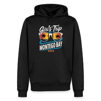 Girls Trip Montego Bucht 2024 - Männer Premium Bio Hoodie - Schwarz - Vorne - Nico (187cm)