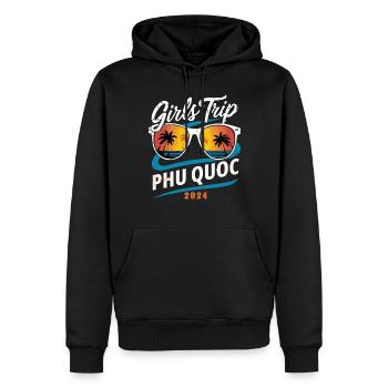 Girls Trip Phu Quoc 2024 - Männer Premium Bio Hoodie - Schwarz - Vorne - Nico (187cm)
