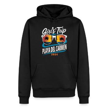 Girls Trip Playa del Carmen 2024 - Männer Premium Bio Hoodie - Schwarz - Vorne - Nico (187cm)