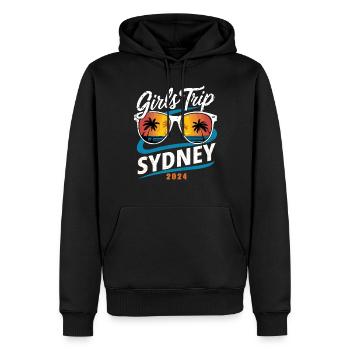 Girls Trip Sydney 2024 - Männer Premium Bio Hoodie - Schwarz - Vorne - Nico (187cm)