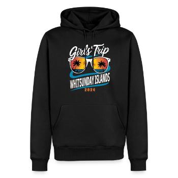 Girls Trip Whitsunday-Inseln 2024 - Männer Premium Bio Hoodie - Schwarz - Vorne - Nico (187cm)