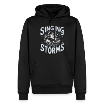 Sailors Sea Shanty Singing Ship Adventures - Männer Premium Bio Hoodie - Schwarz - Vorne - Nico (187cm)