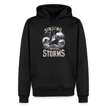 Sailors Sea Shanty Singing Ship Adventures - Männer Premium Bio Hoodie - Schwarz - Vorne - Nico (187cm)