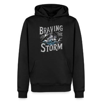 Sailors Sea Shanty Singing Ship Adventures - Männer Premium Bio Hoodie - Schwarz - Vorne - Nico (187cm)
