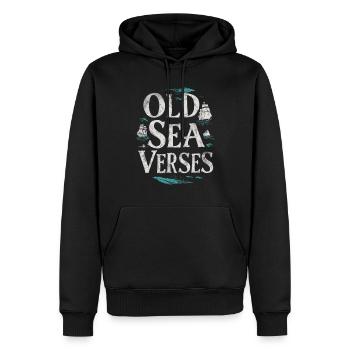 Sailors Sea Shanty Singing Ship Adventures - Men’s Premium Organic Hoodie - black - Front - Nico (187cm)
