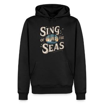 Sailors Sea Shanty Singing Ship Adventures - Männer Premium Bio Hoodie - Schwarz - Vorne - Nico (187cm)