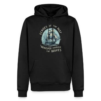 Sailors Sea Shanty Singing Ship Adventures - Männer Premium Bio Hoodie - Schwarz - Vorne - Nico (187cm)