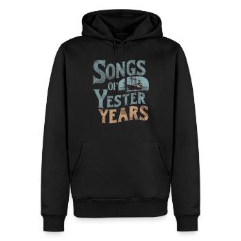 marins Sea Shanty Chant Ship Adventures - Sweat à capuche Premium bio Homme - noir - Devant - Nico (187cm)