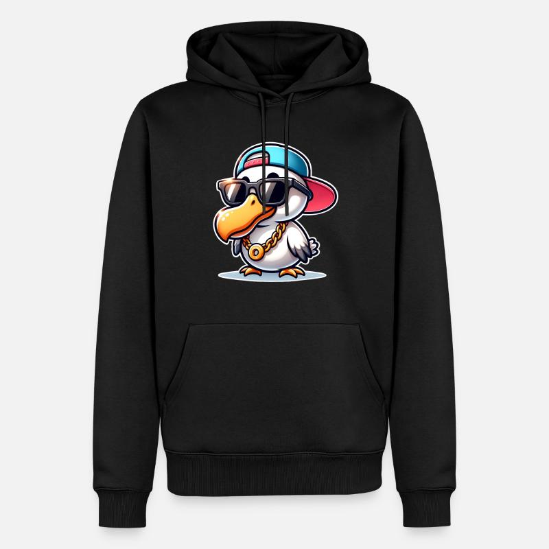 Dodo - Sweat à capuche Premium bio Homme - noir