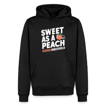 Géorgie Vie de maman scolarisée à la maison dans l’État de la pêche - Sweat à capuche Premium bio Homme - noir - Devant - Nico (187cm)