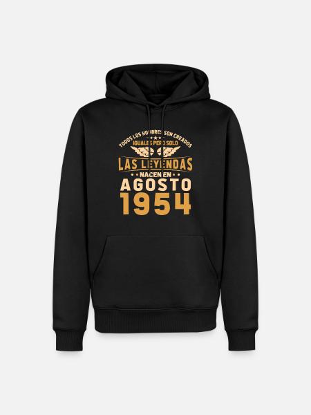 The Legends August 1954 - Men’s Premium Organic Hoodie - black