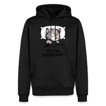 Werewolf Official Sleep - Männer Premium Bio Hoodie - Schwarz - Vorne - Nico (187cm)