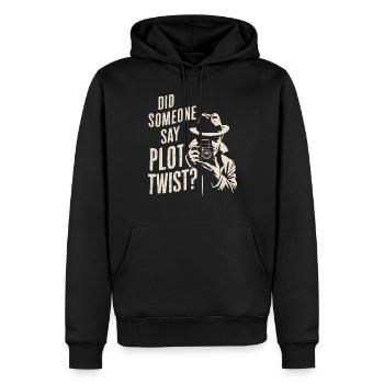 Murder Mystery Dinner Outfit Did Someone Say Plot - Männer Premium Bio Hoodie - Schwarz - Vorne - Nico (187cm)