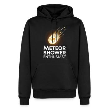 Stargazing And Meteor Shower Enthusiast - Männer Premium Bio Hoodie - Schwarz - Vorne - Nico (187cm)