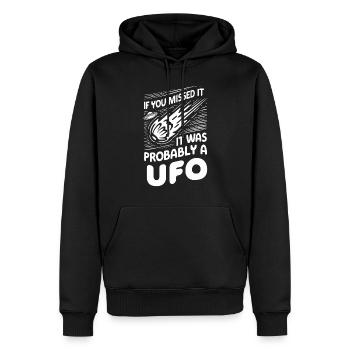 Stargazing And Meteor Shower Enthusiast - Männer Premium Bio Hoodie - Schwarz - Vorne - Nico (187cm)