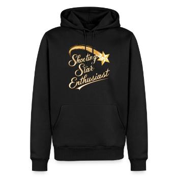 Stargazing And Meteor Shower Enthusiast - Männer Premium Bio Hoodie - Schwarz - Vorne - Nico (187cm)