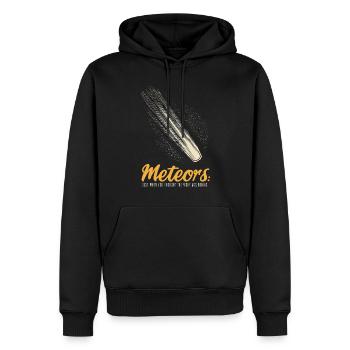 Stargazing And Meteor Shower Enthusiast - Männer Premium Bio Hoodie - Schwarz - Vorne - Nico (187cm)