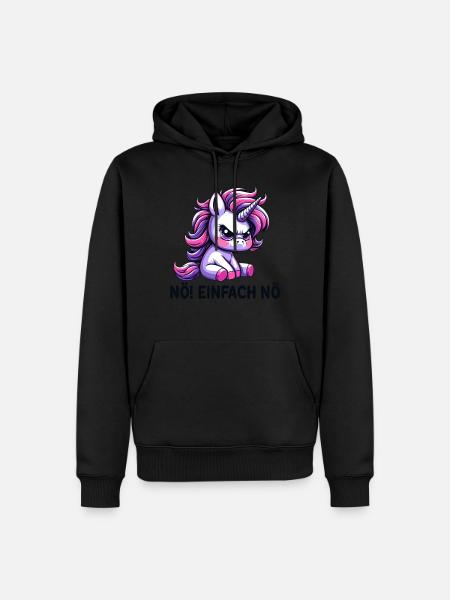 Nope just nope - Men’s Premium Organic Hoodie - black