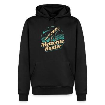 Stargazing And Meteor Shower Enthusiast - Männer Premium Bio Hoodie - Schwarz - Vorne - Nico (187cm)