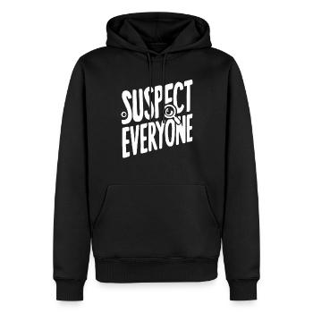 Meurtre Mystère Tenue De Dîner, Fête, Scène De Crime - Sweat à capuche Premium bio Homme - noir - Devant - Nico (187cm)