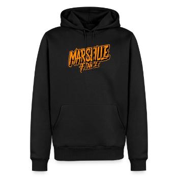 Marseille France Souvenir Highlight - Men’s Premium Organic Hoodie - black - Front - Nico (187cm)