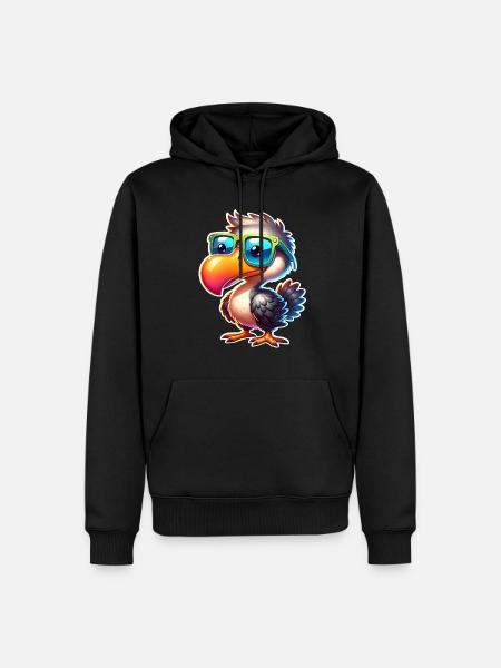 Dodo - Sweat à capuche Premium bio Homme - noir
