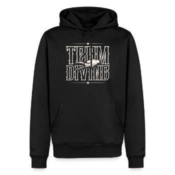 Taucher Tauchen - Männer Premium Bio Hoodie - Schwarz - Vorne - Nico (187cm)